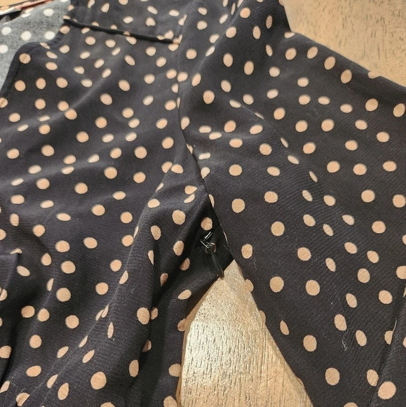 Boden Elsie Polka Dot Peplum Top Blouse size 4 - Picture 6 of 8